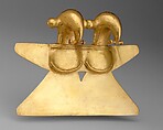 Double-eagle pendant, Initial Style artist(s), Gold, Initial Style