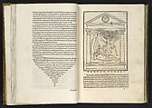 Hypnerotomachia Poliphili, Francesco Colonna (Italian, ca. 1453–1517), Printed book with woodcut illustrations