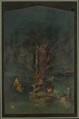 Wall painting: Polyphemus and Galatea in a landscape, from the imperial villa at Boscotrecase, Fresco, Roman