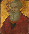 Saint Matthew, Ugolino da Siena (Ugolino di Nerio) (Italian, Siena, active by 1317–died ?1339/49), Tempera on wood, gold ground
