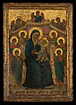 Madonna and Child with Nine Angels, Segna di Buonaventura (Italian, active Siena by 1298–died 1326/31), Tempera on panel